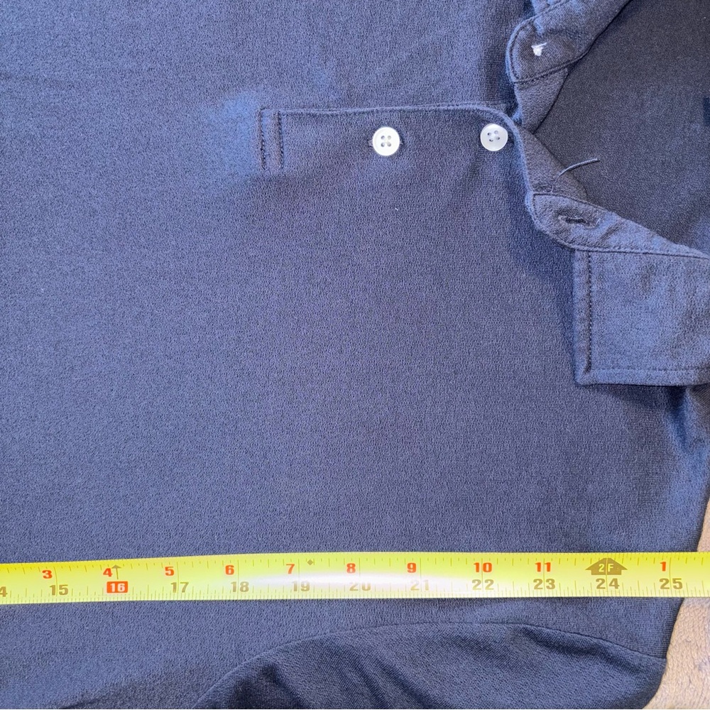 Robert Barakett Cotton Blend Short Sleeve Navy Polo Shirt Men’s Size M - Picture 5 of 6